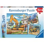 Ravensburger Velká nákladní vozidla 3 x 49 dílků – Sleviste.cz