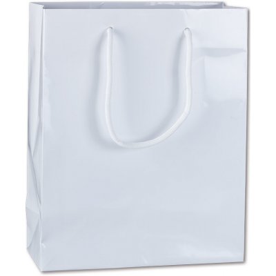 Dárková taška A4, bílá