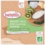 Babybio Svačinka s kokosovým mlékem kiwi a banán 4 x 85 g – Zboží Mobilmania