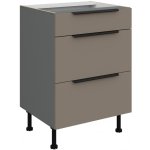 Stolarz-Lempert Kuchyňská skříňka Aria TA/ANT - dolní 60 D 3S šuplíková PREMIUM BOX – Zboží Dáma