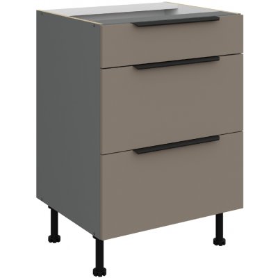 Stolarz-Lempert Kuchyňská skříňka Aria TA/ANT - dolní 60 D 3S šuplíková PREMIUM BOX – Zboží Dáma