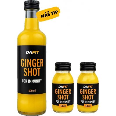 Dafit Ginger Shot For Immunity 500 ml + 2 x 60 ml – Hledejceny.cz