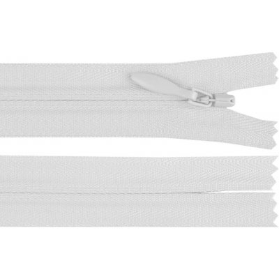 Spirálový zip skrytý YKK No 4 délka 65 cm, střední, 501 bílá – Hledejceny.cz