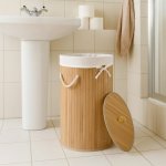 Goleto bambusový s víkem 55 L přírodní – Sleviste.cz