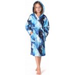 Vestis Dětský župan Lupo s kapucí vlk modrý – Zboží Dáma