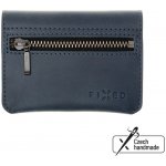 Pouzdro Kožená peněženka FIXED Tripple Wallet z pravé hovězí kůže, modré – Zboží Živě