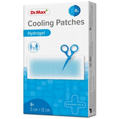 Dr. Max Cooling Patches 5x12 cm hydrogelové náplasti 6 ks – Hledejceny.cz
