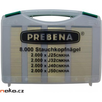 PREBENA J-BOX kolářské hřebíčky J25,J32,J40,J50 CNKHA 8000ks – Zboží Mobilmania