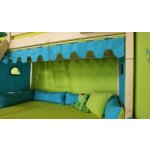 Domestav Textílie vlnky tyrkysová – Hledejceny.cz