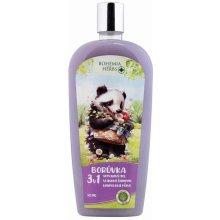 Bohemia Gifts 3v1 dětský sprchový gel, šampon a pěna do koupele 500 ml - borůvka