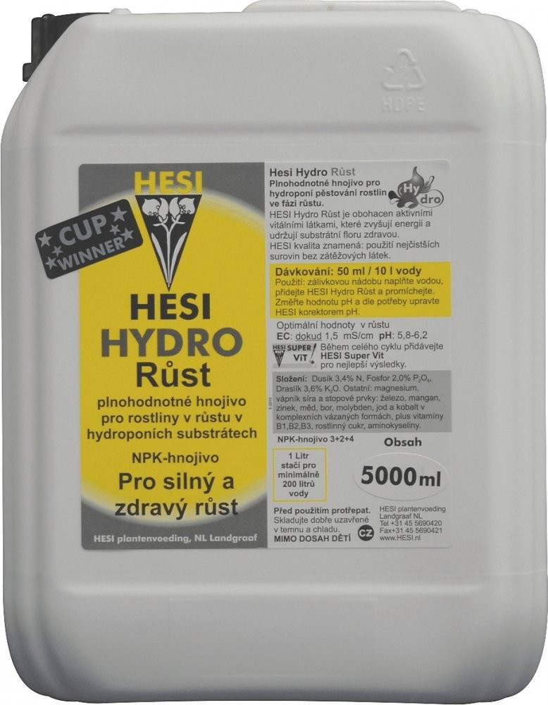 Hesi Hydro růst 5 l