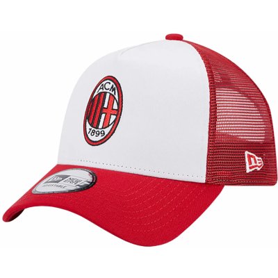 New Era 9FORTY A-Frame Trucker Core AC Milan White / Scarlet White / Scarlet – Zboží Mobilmania