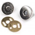 Pro Háčkování Magnetické zapínání Ø 15 mm, 5 párů nikl – Zboží Dáma