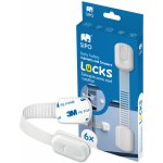 SIPO Dětské pojistky na skříňky s plastovým popruhem 6 ks – Sleviste.cz