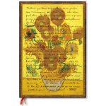 Van Gogh, Sunflowers Ultra Vertical Hardcover 12-Month Weekly Planner, 160pg, 100gsm by Paperblanks Embellished Manuscripts Collection 2027 – Hledejceny.cz