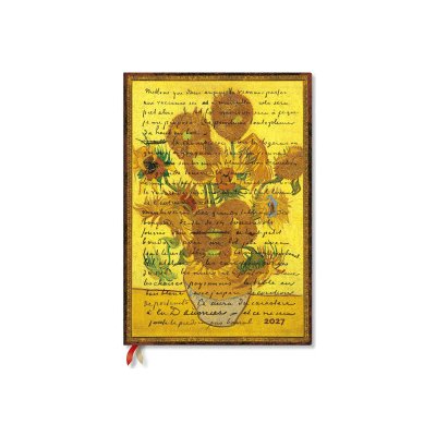 Van Gogh, Sunflowers Ultra Vertical Hardcover 12-Month Weekly Planner, 160pg, 100gsm by Paperblanks Embellished Manuscripts Collection 2027 – Hledejceny.cz