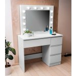 Aga MRDT05-MW se zrcadlem a osvětlením bílý – Zboží Dáma