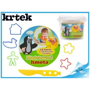 Wiky Modelína/Plastelína hmota Krtek 300 g 15 barev