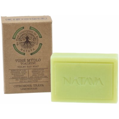 Natava toaletní tuhé mýdlo Citronová tráva 100 g – Hledejceny.cz
