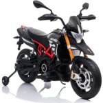 Beneo elektrická motorka Aprilia Dorsoduro 900 Licencované 12V baterie Eva měkké kola 2 x 18W motor Odpružení kovový rám kovová vidlice pomocná kolečka šedá – Zboží Dáma