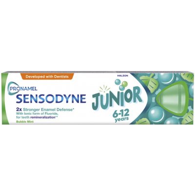 Sensodyne Dětská Junior Bubble Mint 75 ml – Hledejceny.cz