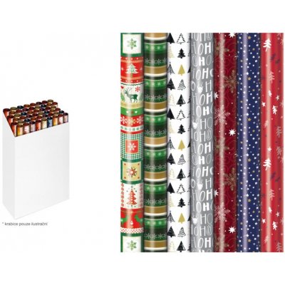 Balící papír vánoční role 500x70 mix č.6 Pras – Zboží Dáma