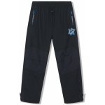 Kugo DK8505 chlapecké šusťákové kalhoty zateplené tyrkysové zipy černá – Hledejceny.cz