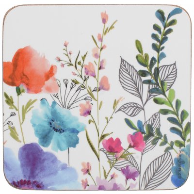 Creative Tops Korkové podložky pod skleničky Meadow Floral 10,5x10,5cm 6 ks – Zboží Dáma