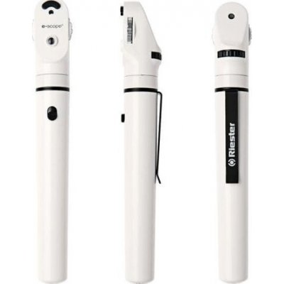 Riester Oftalmoskop e-scope® XL 2.5 V, v sáčku, bílá - R2120-200 – Sleviste.cz