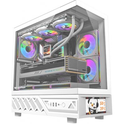 darkFlash DS950V White + 6 fans – Zboží Mobilmania
