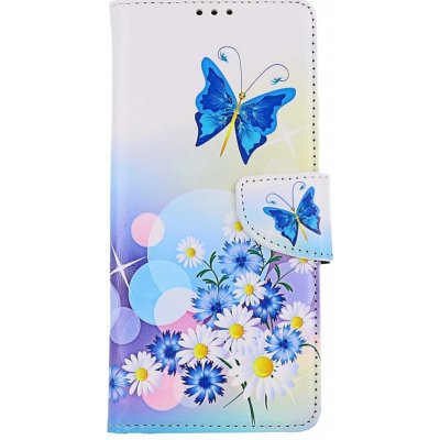 TopQ Xiaomi Redmi 12C knížkové Bílé s motýlkem – Zboží Mobilmania