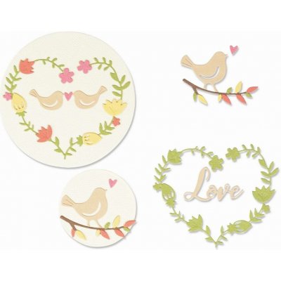 Sizzix Thinlits vyřezávací šablony 11 ks Love – Hledejceny.cz