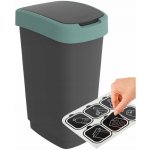 Rotho TWIST 50L krémově zelená – Zboží Dáma