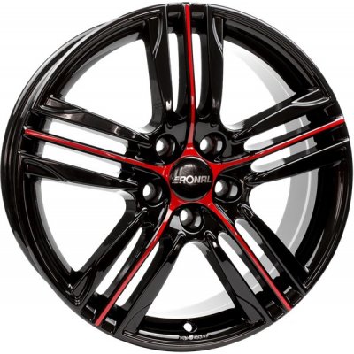 Ronal R57 7,5x19 5x112 ET45 jetblack red spoke – Hledejceny.cz