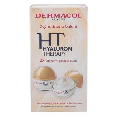 Dermacol 3D Hyaluron Therapy : denní pleťový krém Hyaluron Therapy 3D Day Cream 50 ml + noční pleťový krém Hyaluron Therapy 3D Night Cream 50 ml pro ženy