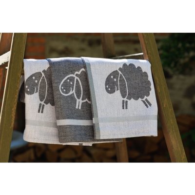 Wooline ovečky 50x70cm 3ks šedé – Zboží Dáma