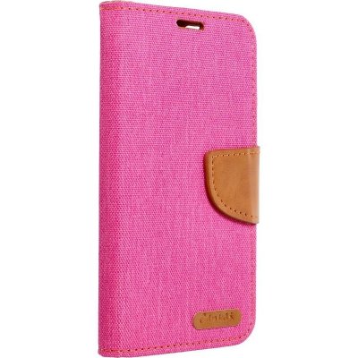Pouzdro Canvas Book Xiaomi POCO M4 Pro 5G / Xiaomi Redmi Note 11S 5G Růžové – Zboží Mobilmania
