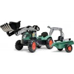 FALK Šlapací traktor 1054AB Farm Lander s vlečkou zelený – Sleviste.cz