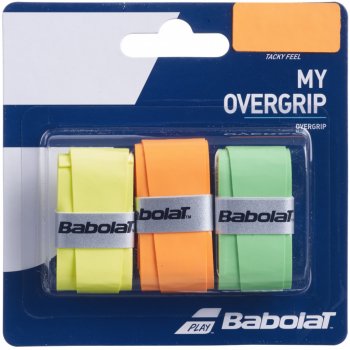 Babolat My overgrip 3ks zelená/žlutá/oranžová