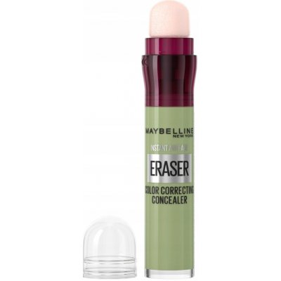 Maybelline Tekutý korektor s pěnovým aplikátorem Instant Anti-Age Eraser Concealer Green 6,8 ml – Zboží Dáma
