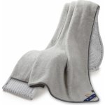Wooline Vlněná Merino deka šedá australské merino 200x220 – Zboží Mobilmania