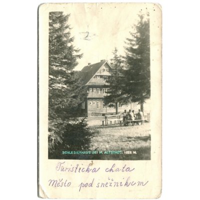 STARÉ MĚSTO pod Sněžníkem / Mähr. Altstadt. Schlesierhaus. 1946. – Zboží Dáma