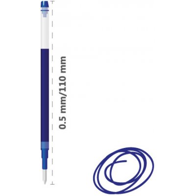 Náplň pro rollery PILOT V5 RT 0,5 mm modrá – Zboží Mobilmania