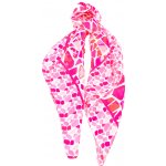 Mar.Co dámský šátek s mozaikovým vzorem růžový – Zboží Mobilmania