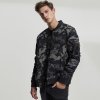 Pánská bunda Urban Classics Vintage Camo Cotton Bomber jacket dark camo