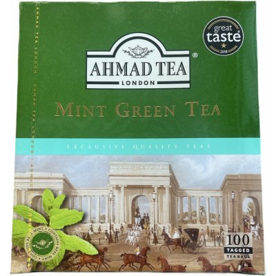 Ahmed Tea AHMAD TEA MINT GREEN TEA 100 x 2 g – Zbozi.Blesk.cz