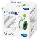 Omnisilk náplast bílé hedvábí 2,5 cm x 5 m 1 ks – Zboží Mobilmania