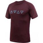 Sensor Merino BLEND ELEMENTS pánské triko kr.rukáv port red – Hledejceny.cz