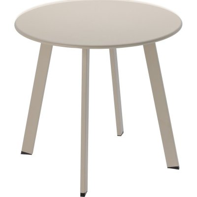 PROGARDEN KO-X99001170 Zahradní stolek kulatý 50 cm matná krémová – Zboží Dáma