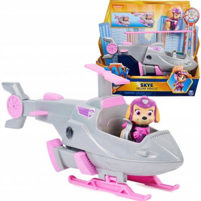 Spin Master Paw Patrol Tlapková Patrola Film Transformační vozidlo Deluxe s figurkou Skye – Hledejceny.cz